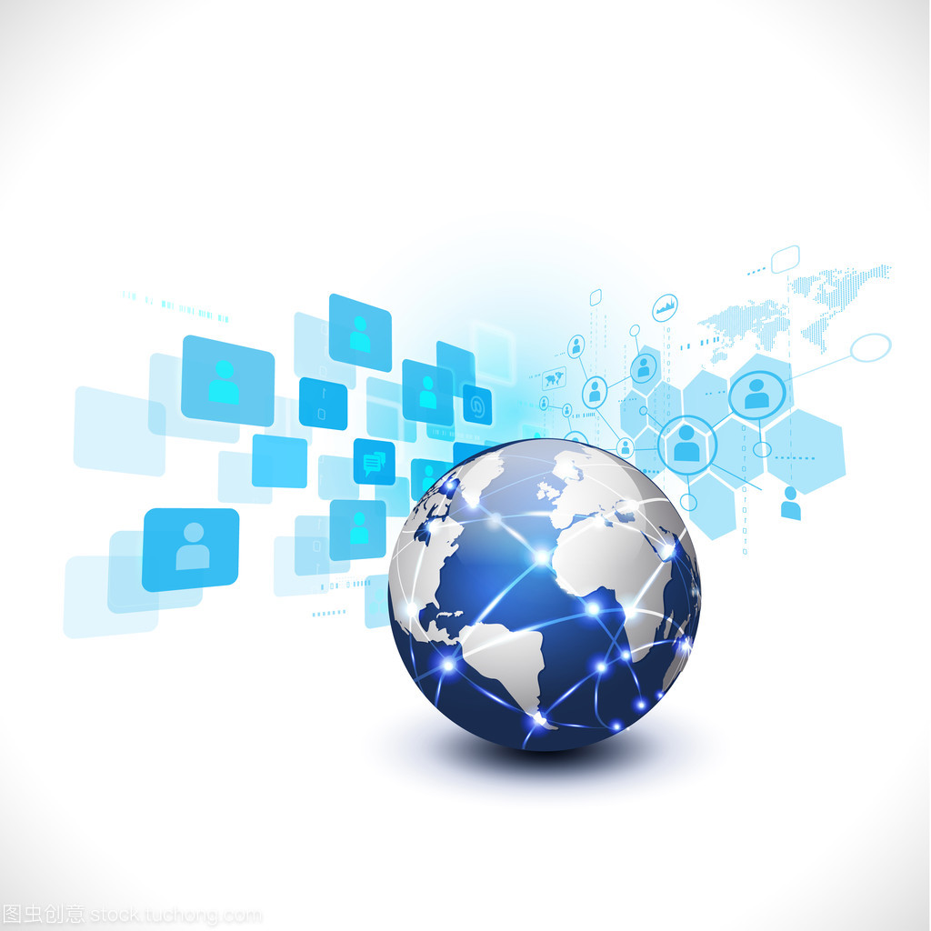 媒體網(wǎng)絡(luò)符號(hào) 連接通信、技術(shù)經(jīng)營(yíng)理念與網(wǎng)絡(luò)游戲服務(wù)